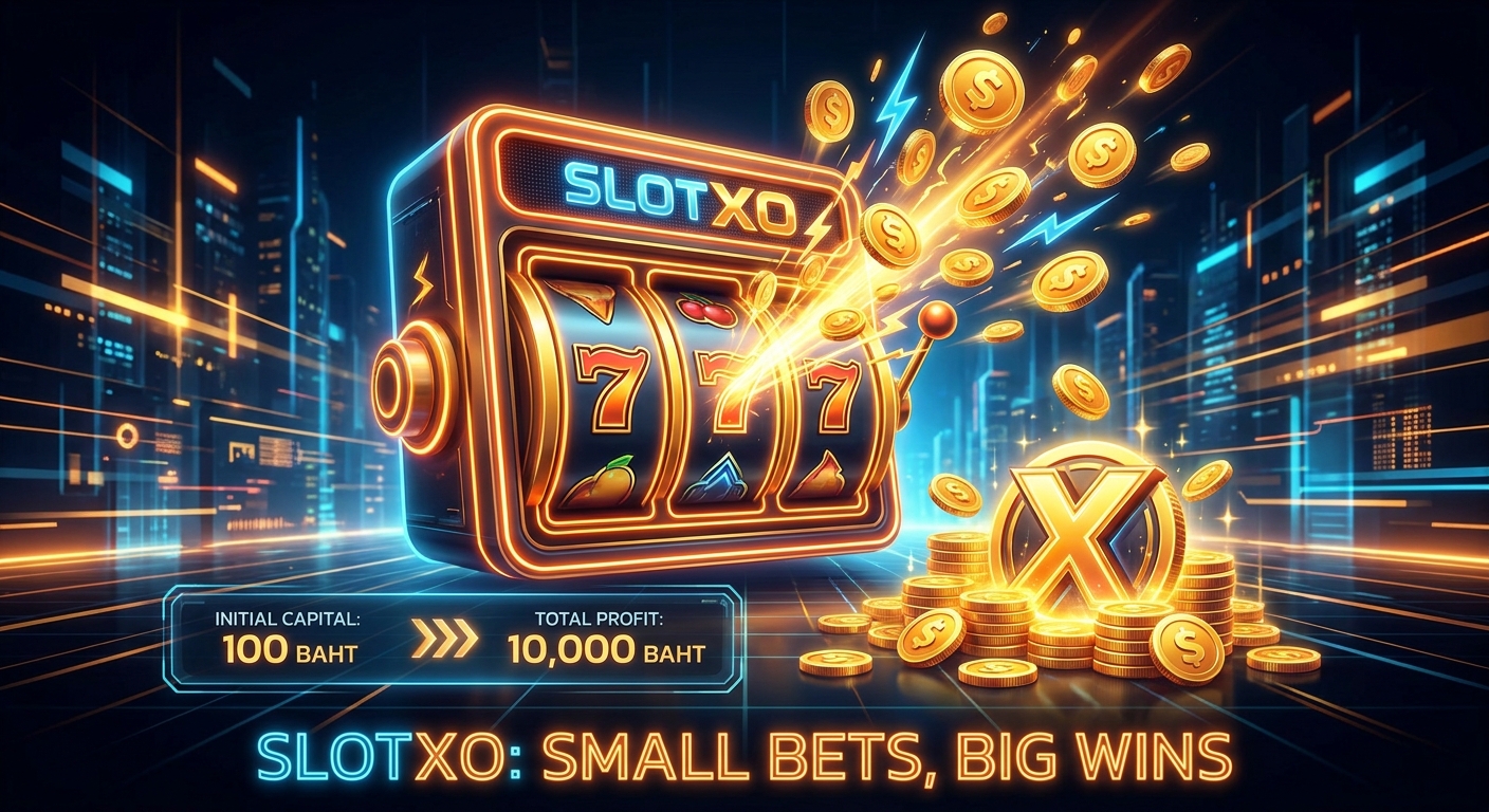 ปั้นทุน 100 บาทกับ SLOTXO ทำยังไง? - SLOTXO GAME