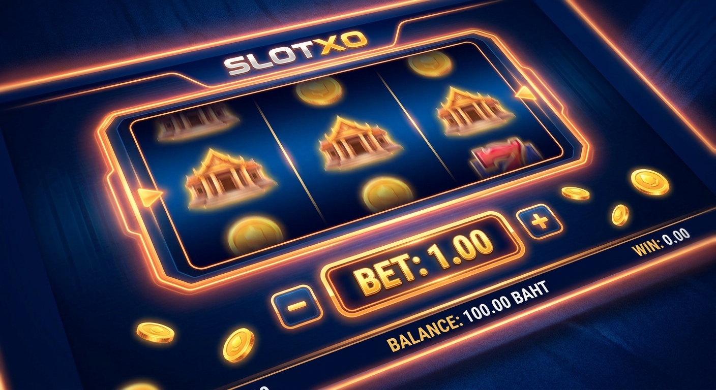 เดินเงินสล็อต XO ทุนหลักร้อย เล่นยังไงให้รอด - SLOTXO GAME